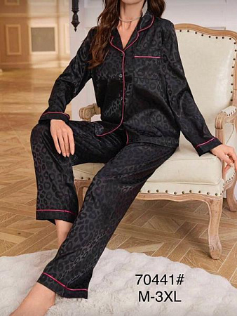 Пижама Brilliant B70441 black - делук