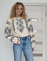 Вышиванка Miki Maki MM282 beige - делук