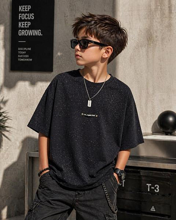 Футболка Major Kids 2A30111 black - делук