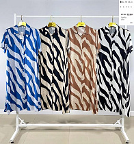 Платье Base L830 white-black - делук