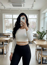 Топ Arina 5068 white - делук