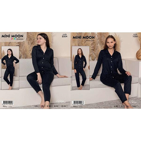 Пижама Meloria 1006 black - делук