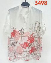 Футболка Lida 3498 white - делук