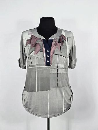 Блузка Bugrova B36 grey - делук