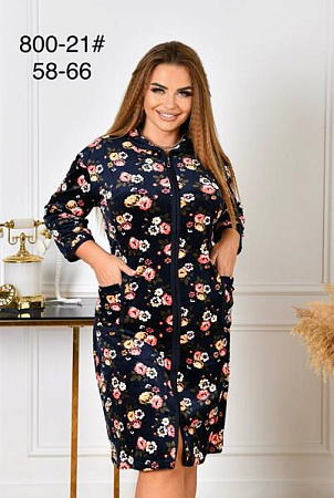 Халат Anion 800-21 black - делук