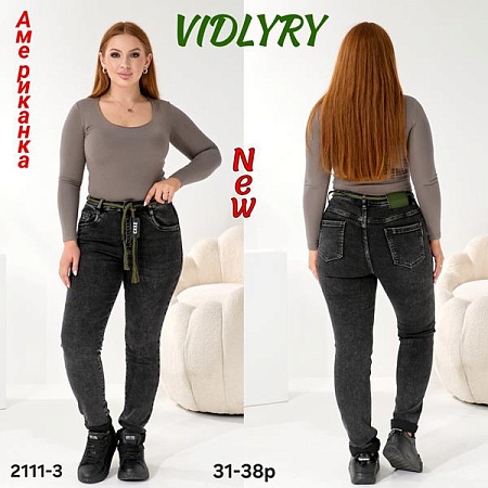Джинсы Vidlyry 2111-3 d.grey - делук