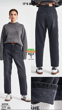 Джинсы Jeans Style 3622-2W4-1 d.grey - делук