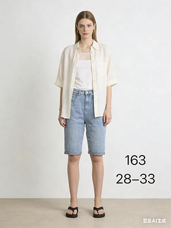 Шорты Newjeans 163 l.blue - делук