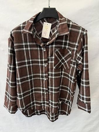 Рубашка Namik NM167 brown - делук