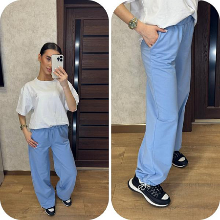 Штаны Спорт Valentina 219 l.blue - делук