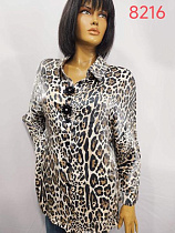 Рубашка Lida 8216 brown - делук