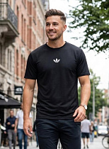 Футболка Delviago DL781 black - делук