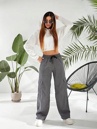 Штаны Спорт Loren 706 grey - делук