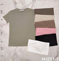Футболка Kosta H201-1 mix - делук