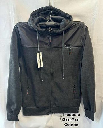 Кофта Спорт Minh 5236 grey - делук