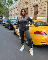 Костюм Спорт Seven Zikina 1341 grey - делук