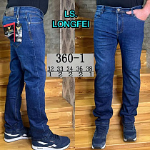 Джинсы Ls Longfey 360-1 blue - делук