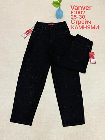 Джинсы Vanver F1002 black - делук