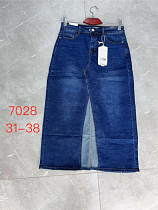 Юбка Newjeans 7028 blue - делук