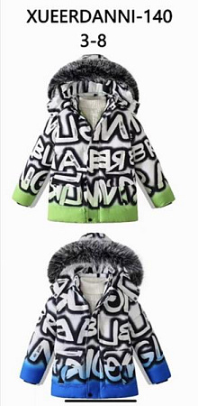 Куртка Chicwear 140 white-green - делук