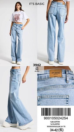 Джинсы Jeans Style 3942-4S6-32 l.blue - делук