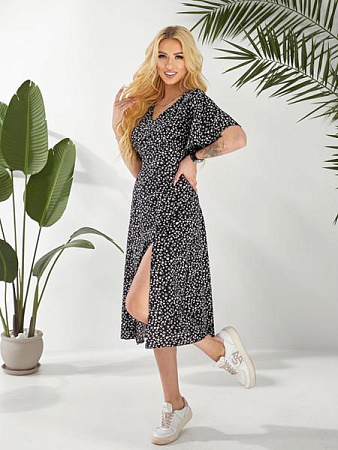 Платье Deliv 563-1 black - делук