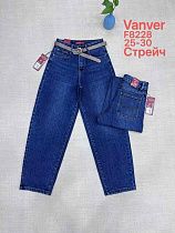 Джинсы Vanver F8228 blue - делук