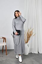 Платье Arina 1417 grey - делук