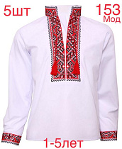 Вышиванка Надийка ND853-153 white - делук