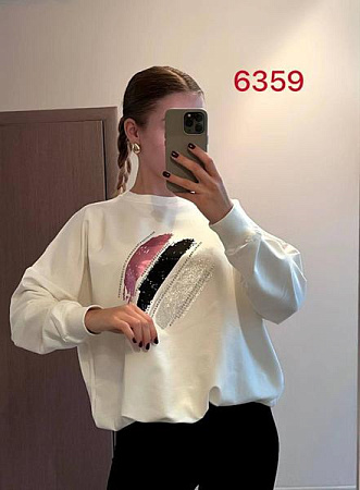 Свитер Fsn 6359 white - делук