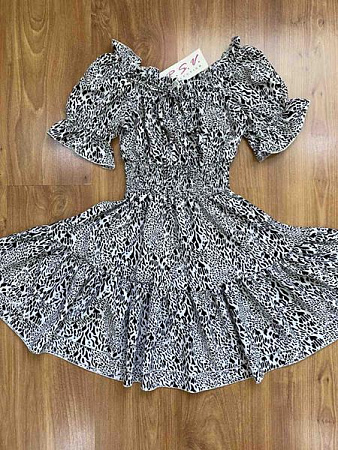 Платье Rsv 296 white-black - делук