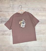 Футболка Lima Kids LM29 brown - делук