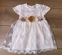 Платье Emir Kids 1237 white - делук
