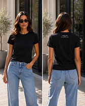 Футболка New Season F1709 black - делук