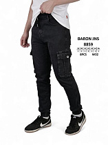 Джинсы Baron Jeans 8859 black - делук