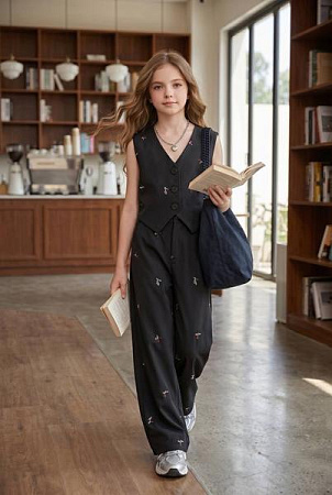 Костюм Delfinka 808 black - делук