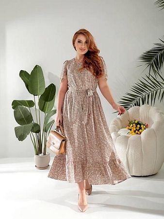 Платье Latoria 670-1 beige - делук