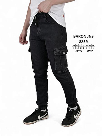 Джинсы Baron Jeans 8859 black - делук