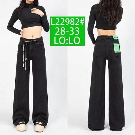 Джинсы Lolo Blues L22982 black - делук