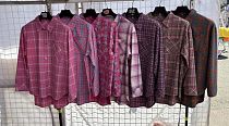 Рубашка Hjj Story HJJ105 pink-l.blue - делук