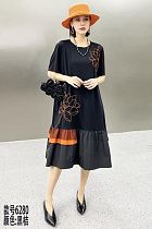Платье Dorimodes 6280 black-orange Платье Dorimodes 6280 black-orange - делук