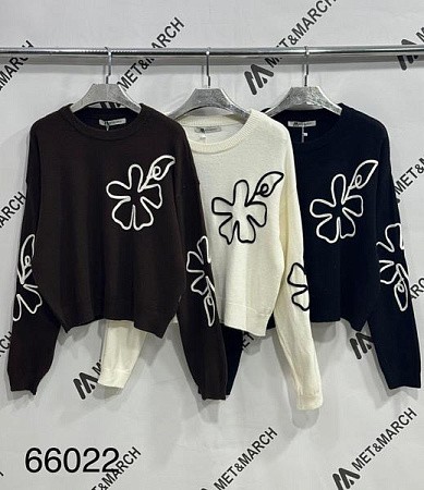 Свитер Met&March 66022 black - делук