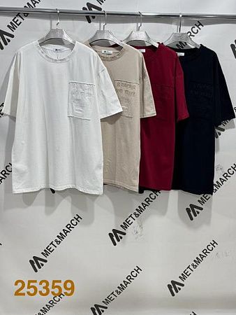 Футболка Met&March 25359 beige - делук