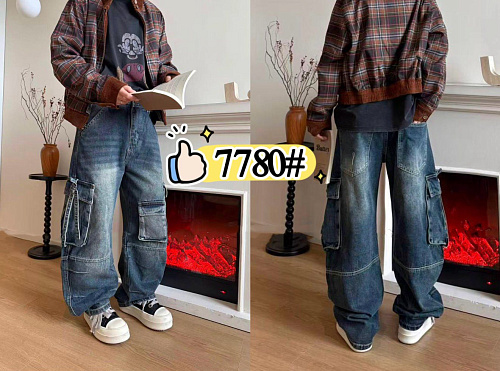 Джинсы God Baron 7780 blue - делук