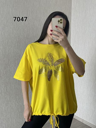Футболка Fsn 7047 yellow - делук