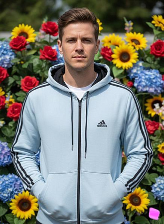 Кофта Спорт Zalov ZW1170 l.blue - делук