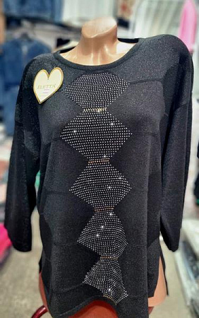 Свитер Julia Jl106 black - делук