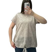 Футболка Levisha 25044 beige Футболка Levisha 25044 beige - делук