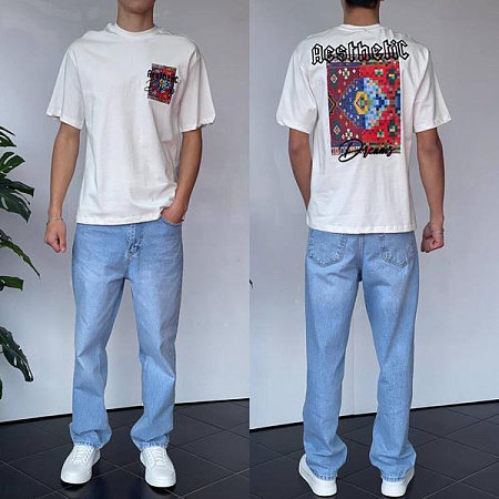 Футболка I8Denim 90555 white - делук