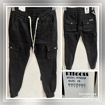 Джинсы Fangsida RT5005 black - делук